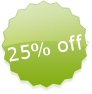 25% off your meal!